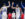 Joel Embiid of the Philadelphia 76ers high fives his teammates