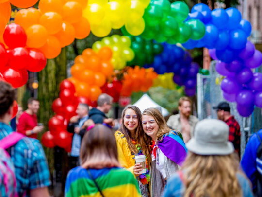 People at OutFest in Philadelphia